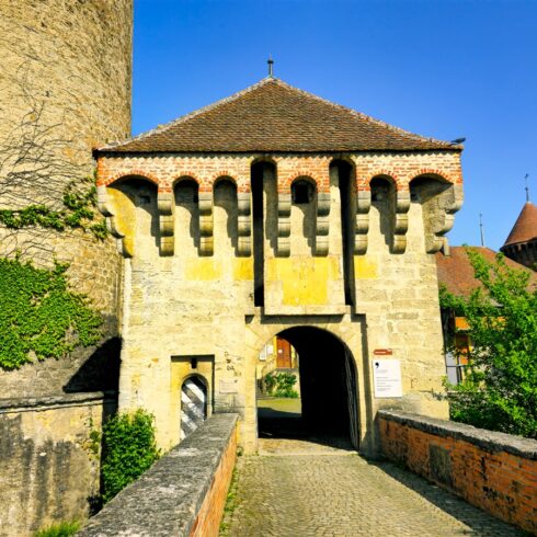 Estavayer-le-Lac Altstadt: "Historical medieval architecture in the charming Altstadt of Estavayer-le-Lac, Switzerland.