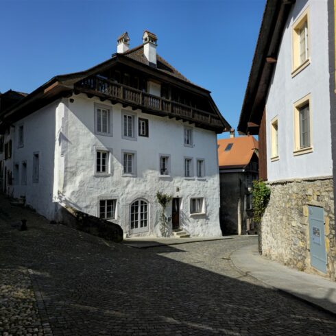 Estavayer-le-Lac Altstadt: "Historical medieval architecture in the charming Altstadt of Estavayer-le-Lac, Switzerland.