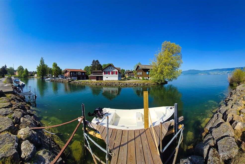 Estavayer-le-Lac Altstadt: "Historical medieval architecture in the charming Altstadt of Estavayer-le-Lac, Switzerland.