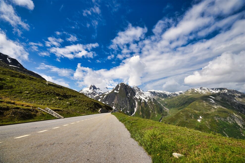 Nufenenpass (1) Gornergrat Railway winding up the mountain with stunning views of glaciers and the Matterhorn