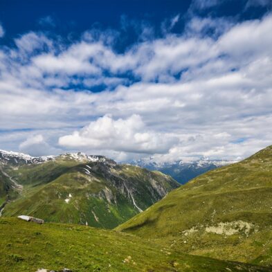 Gornergrat Railway winding up the mountain with stunning views of glaciers and the Matterhorn