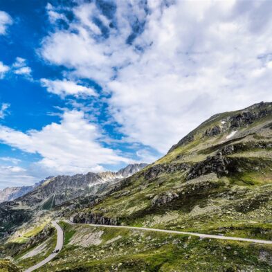Gornergrat Railway winding up the mountain with stunning views of glaciers and the Matterhorn