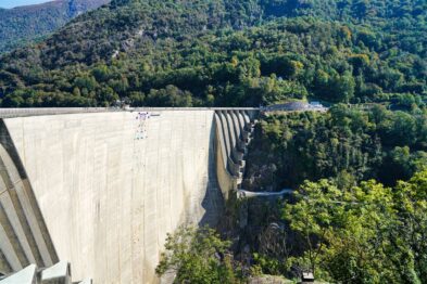 Alpine meadows dotted with wildflowers, nestled between rugged mountain peaks near Furka